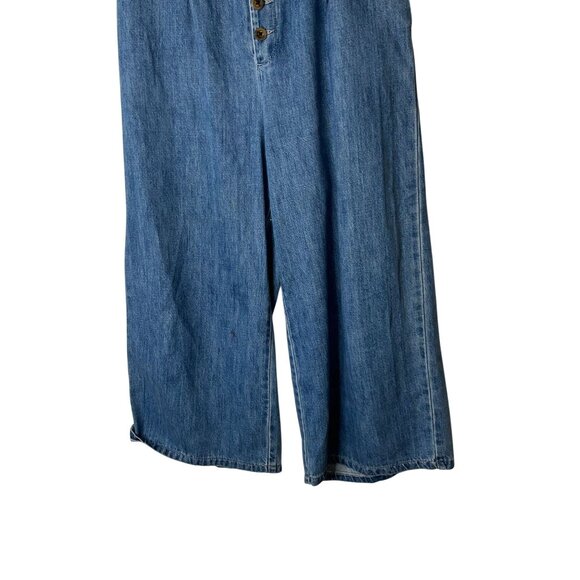 Hollister High-Waisted Wide-Leg Culottes JEans Size Medium Women - Picture 4 of 11